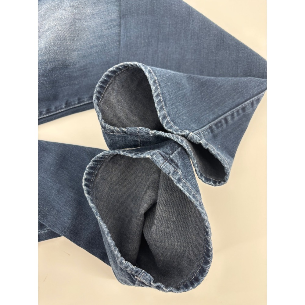 7 For All Mankind Slimmy Luxe Performance Mens Dark Wash Slim Straight Jeans 33 - Picture 10 of 12